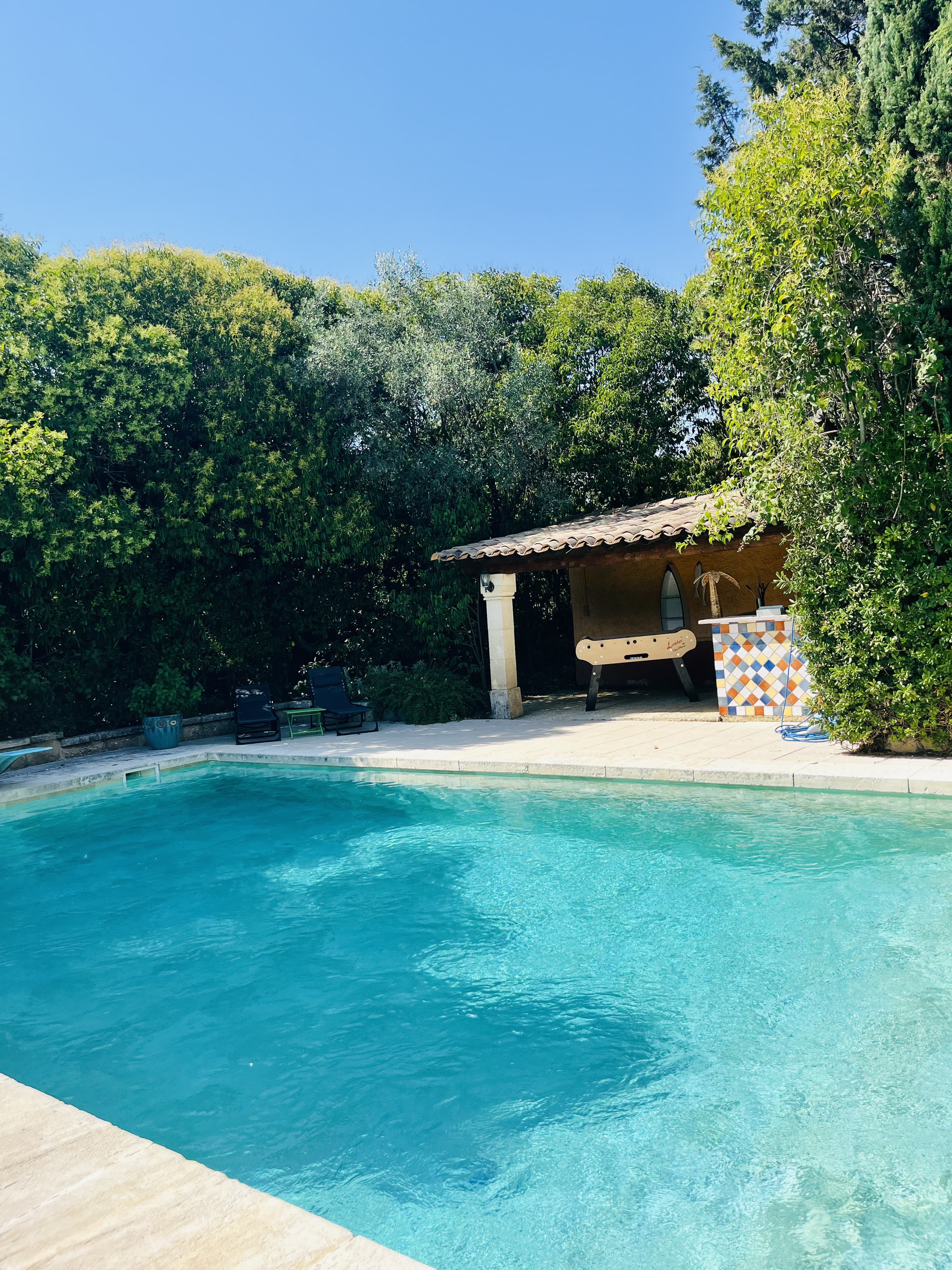 Baignade au mas