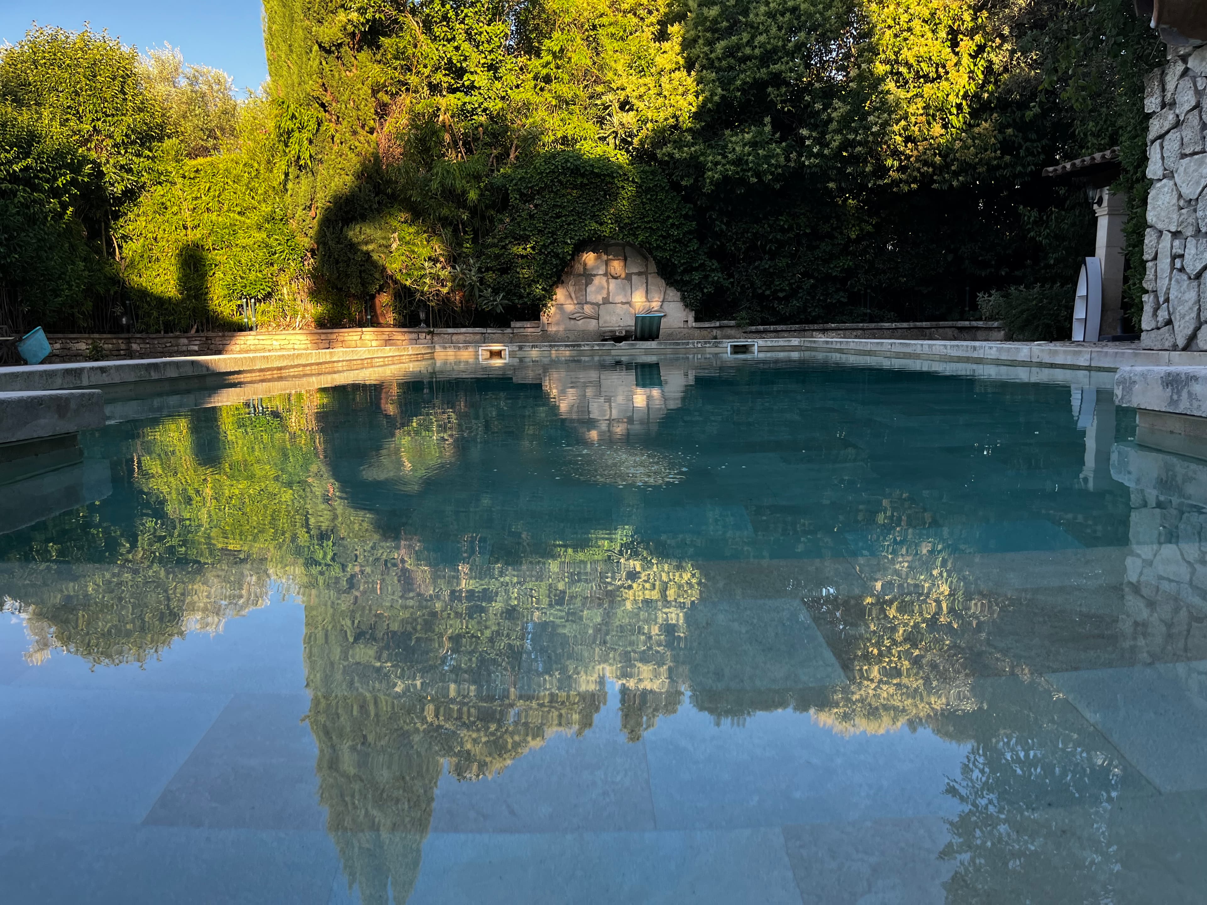 Vue piscine
